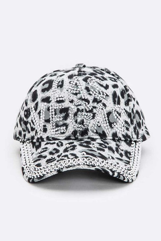 Las Vegas Leopard Printed Fashion Cap