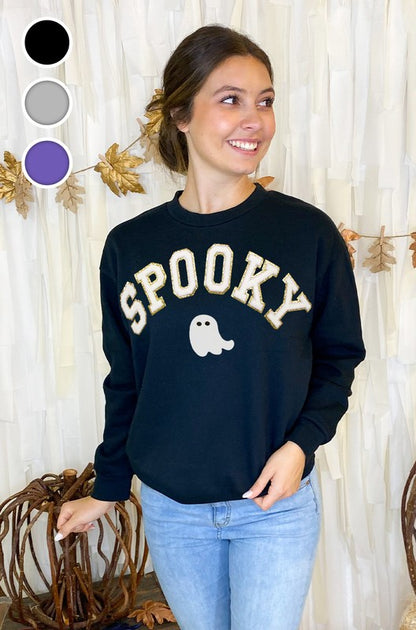 Spooky Chenille Sweatshirt