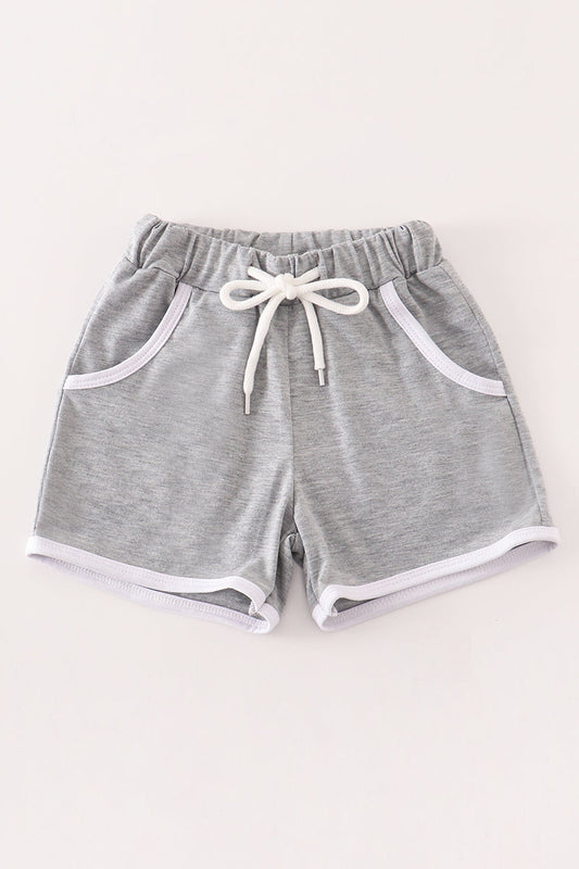 Grey boy shorts