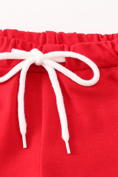 Red boy shorts